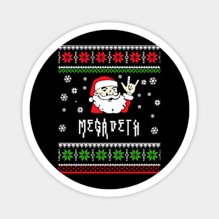 megadeth santa metal Magnet